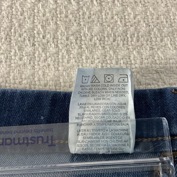 Lee PlatinumLabel Womens XL Blue Legging Pants Easy Fit Dark Elastic Waist - Picture 9 of 11